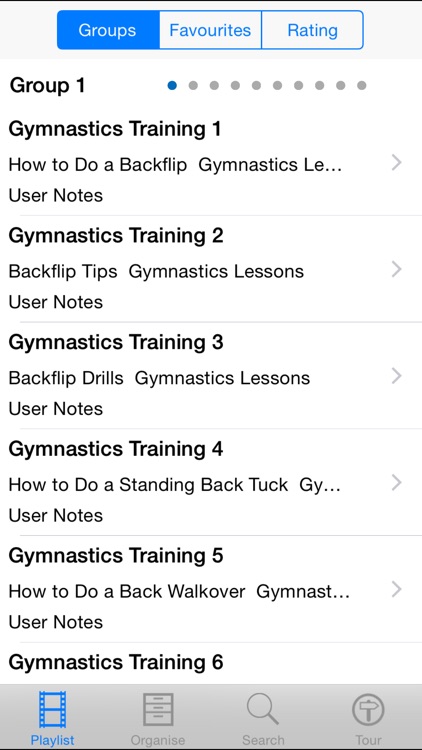 Gymnastics Training
