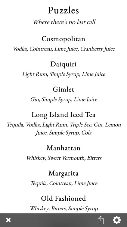 Pour: Cocktail Recipes for Home Bartenders