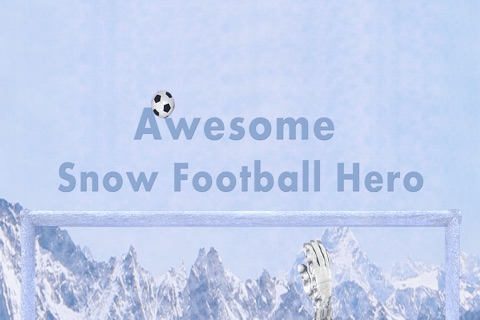 Awesome Snow Football Hero - new virtual goal saving game screenshot 3