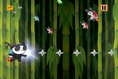 Jetpack Gem-bo Panda Ninja FREE - An Awesome Collecting Warrior Frenzy Blast screenshot 4
