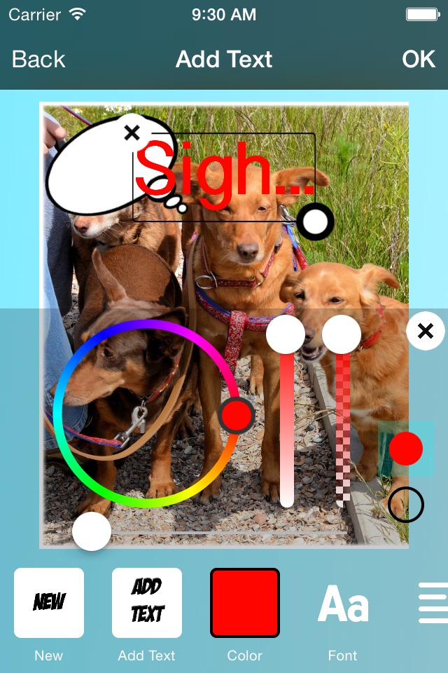 Photo Thought Bubbles - Add Thought and Speech Bubbles to Your Pics screenshot 3