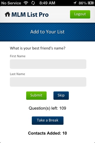 MLM Contact List Creator with ROMAR screenshot 2
