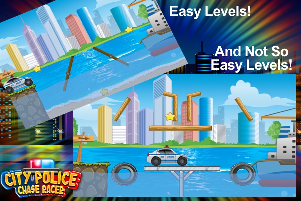 A Crazy City Police Chase Stunt Jump Traffic Racer Simulator Game screenshot 3
