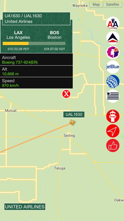 Air USA Pro - Live Flight Tracking & Status for United, American, Alaska, Delta, Hawaiian, Jetblue , US Airlines screenshot-3