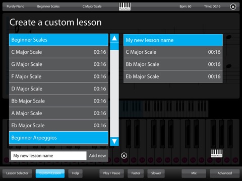 Learn Piano Skills - Chords Scales Arpeggios Lessons & Pracice Music with Metronome Teaching screenshot 4