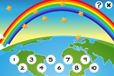 Around the World Counting Game for Children: learn to count 1 - 10 screenshot 3