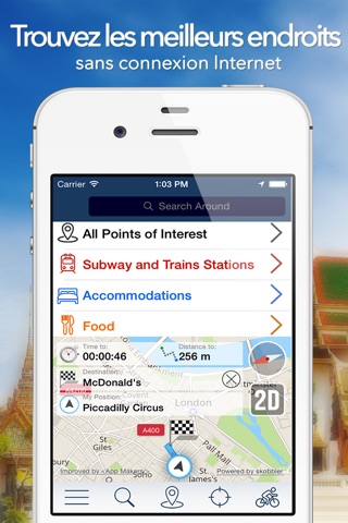 London Offline Map + City Guide Navigator, Attractions and Transports screenshot 2