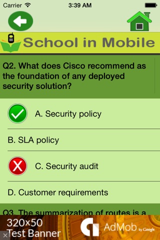 CCDA Mock Exam screenshot 3