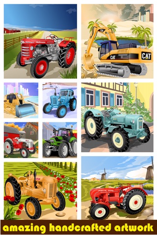 Tractor Jigsaw Puzzle Games for Kids for Free screenshot 2