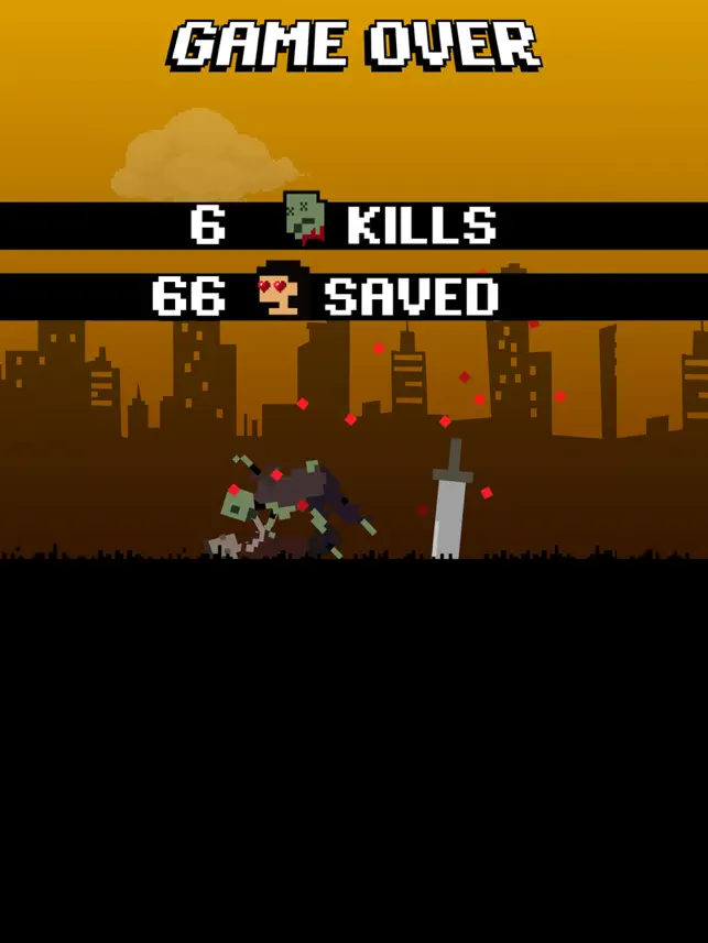 Bloody Pixel Zombies, game for IOS