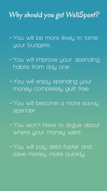 WellSpent - Simple Budgeting screenshot-4