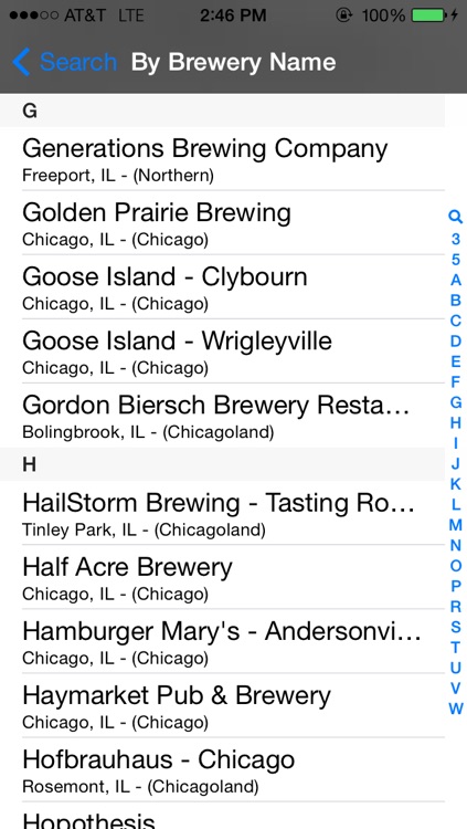 Illinois Brewery Beer Finder