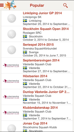 Squash Sweden(圖3)-速報App