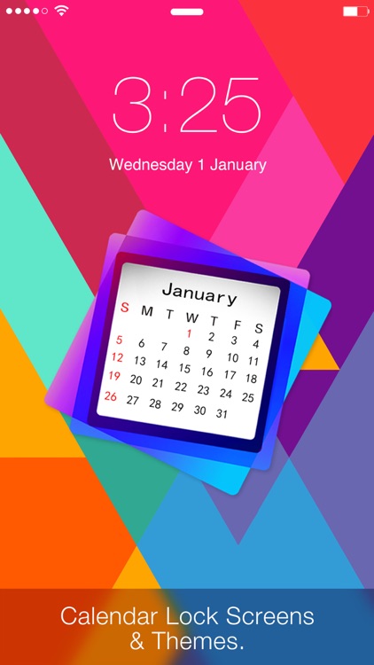 Calendar Lock Screens - Free Calendar Wallpapers, Backgrounds and Themes for iPhone, iPod, and iPad