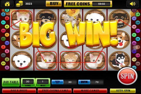 AAA Lucky Pet Vacation Slots Party - Win Top Jackpots Casino screenshot 2