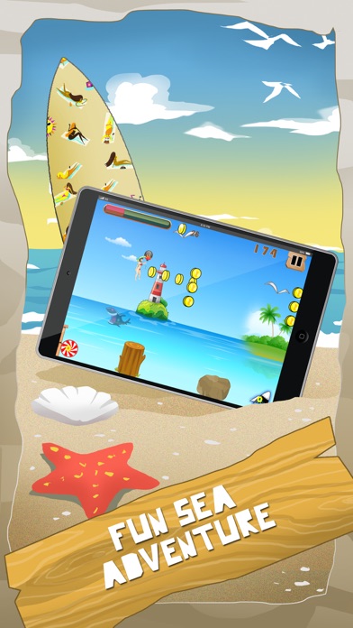 Beach Bikini Girls: Jump and Escape the Shark 1.0 IOS -