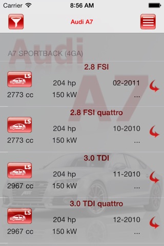 AutoParts Audi A7 screenshot 4