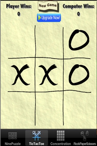 Child's Play Games - Tic-Tac-Toe,9-Puzzle,Concentration and Rock-Paper-Scissors screenshot 2