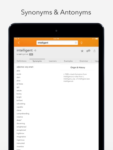 Dictionary.com Pro for iPad screenshot 4