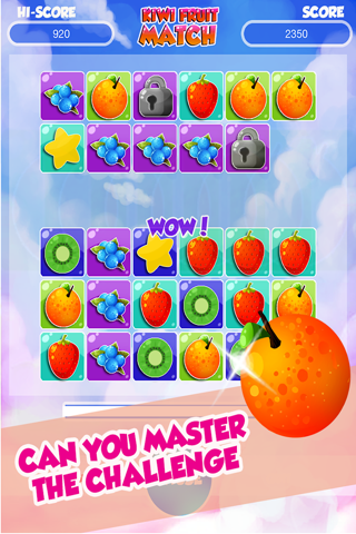 4 Kiwi Connect Fruit Match - Addictive & Fun Puzzle Game FREE screenshot 3