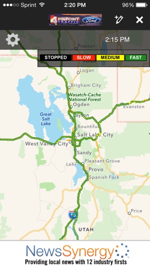 ABC 4 Utah Pinpoint Traffic App