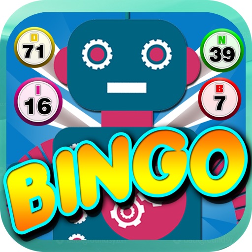 Robot Bingo Blast - The Bingo Game to Play With Friend! Icon