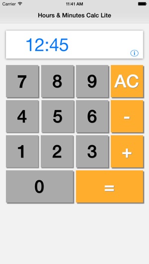 hours minutes calculator lite