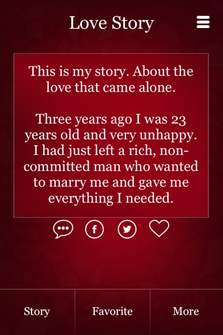 Love Story. ~ Send love story to love one with full of romance! screenshot 2