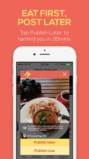 HungerSnap - Eat First, Post Later! A Foursquare extension t(圖2)-速報App