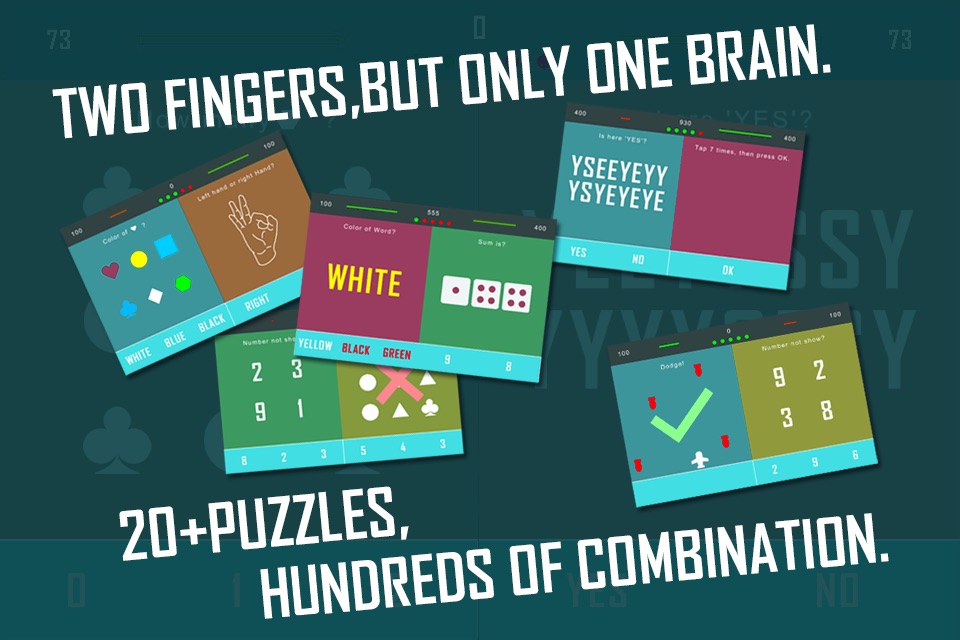 Two Fingers, but only one brain (2 F 1 B) - Split Brain Teaser, Cranial Quiz Puzzle Challenge Game screenshot 3