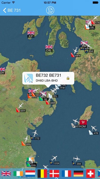 Leeds Bradford Airport - iPlane Flight Information