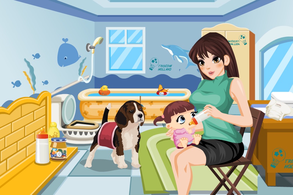 Baby in the house – baby home decoration game for little girls and boys to celebrate new born baby screenshot 4