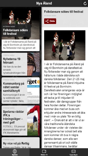 Nya Åland Nyheter(圖2)-速報App