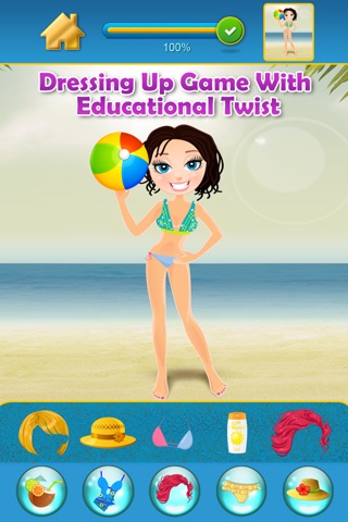 A My Summer Fashion Paradise Game - Draw and Copy Edition - Free App screenshot 2