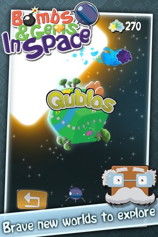 Bombs and Gems in Space screenshot 4