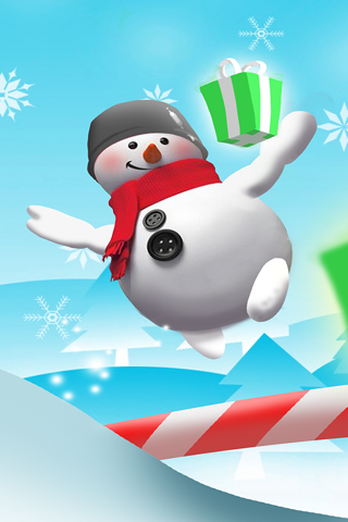 3D Snowman Run & Christmas 2014 Racing - Frozen Running and Jump-ing Games For Kids (boys & girls) screenshot 2