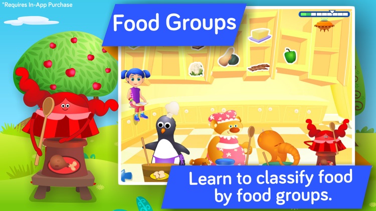 Nutrition and Healthy Eating ! Educational games to teach kids in Preschool and Kindergarten about food and a balanced diet by i Learn With screenshot-3