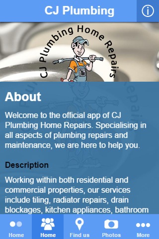 CJ Plumbing screenshot 2