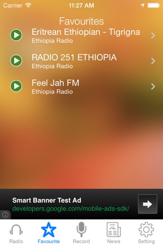 Ethiopia Radio News Music Recorder screenshot 3