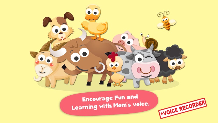 Play with Cartoon Farm Animals - The 1st Sound Game for a toddler and a whippersnapper free screenshot-4