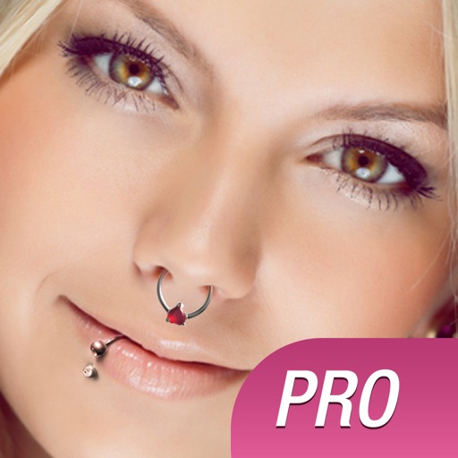 Pimp My Piercing PRO - Virtual Body Piercing Booth - Face Tune App for Your Virtual Face Makeover icon