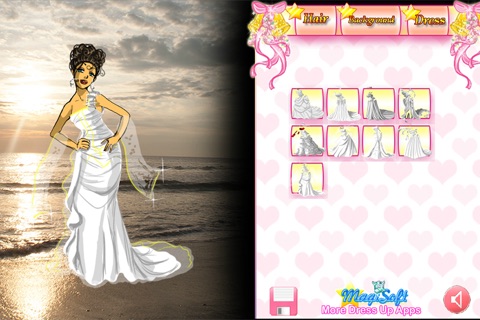 Beach Wedding DressUp screenshot 2