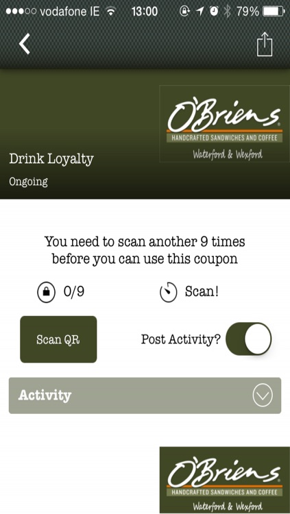 O'Briens Waterford & Wexford Coffee Shop Official App