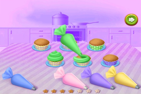 Frozen Frosty Cupcake Maker cooking game for teens screenshot 2