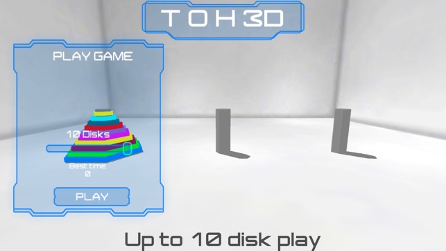 TOH 3D - free tower of hanoi puzzle game(圖3)-速報App