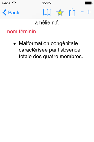 Dictionnaire Française (French Dictionary) screenshot 3