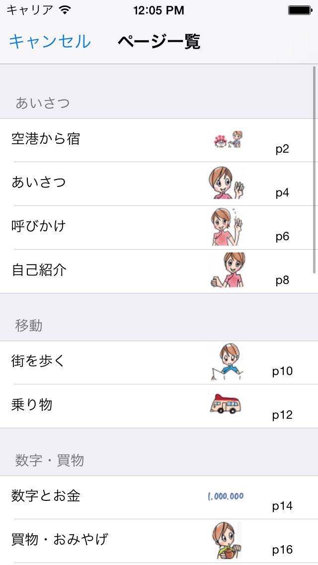 指さし会話香港 touch&talk 【p... screenshot1