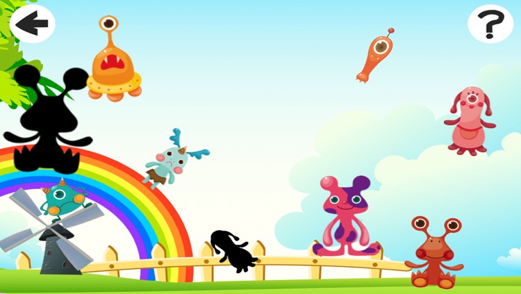 A Cute Monsters Shadow Game to Play and Learn for Children screenshot-4