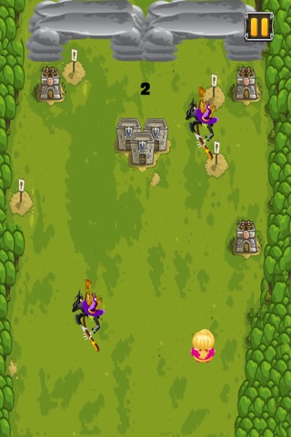 Princess Dodge Rescue - Crazy Witch Escape Game Free screenshot 3