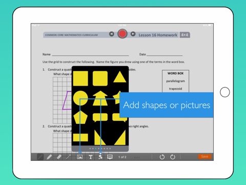 bContext - Interactive whiteboard to record & share lessons for flipped classrooms screenshot 3